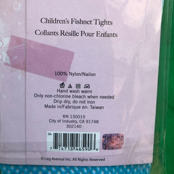 Childen’s Fishnet Tights L/G (7-10) - Picture 3 of 4